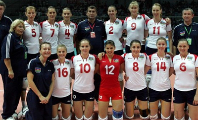 Voleybol üzrə Azərbaycan yığması Danimarkaya 3:0 qalib gəldi