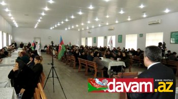 Prezidentliyə namizəd Fərəc Quliyev Nizami rayonunda seçicilərlə görüşdü (foto, video)