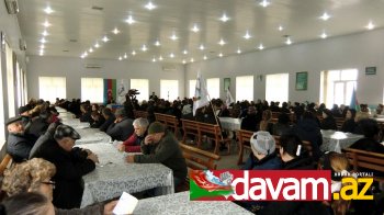 Prezidentliyə namizəd Fərəc Quliyev Nizami rayonunda seçicilərlə görüşdü (foto, video)