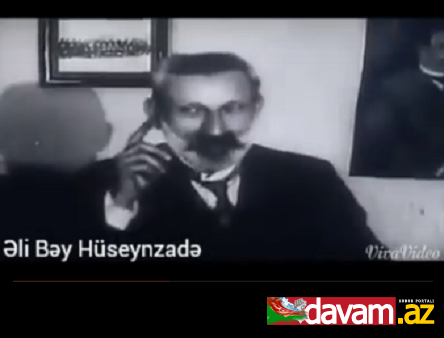 Əli Bəy Hüseynzadənin yeganə VİDEOSU